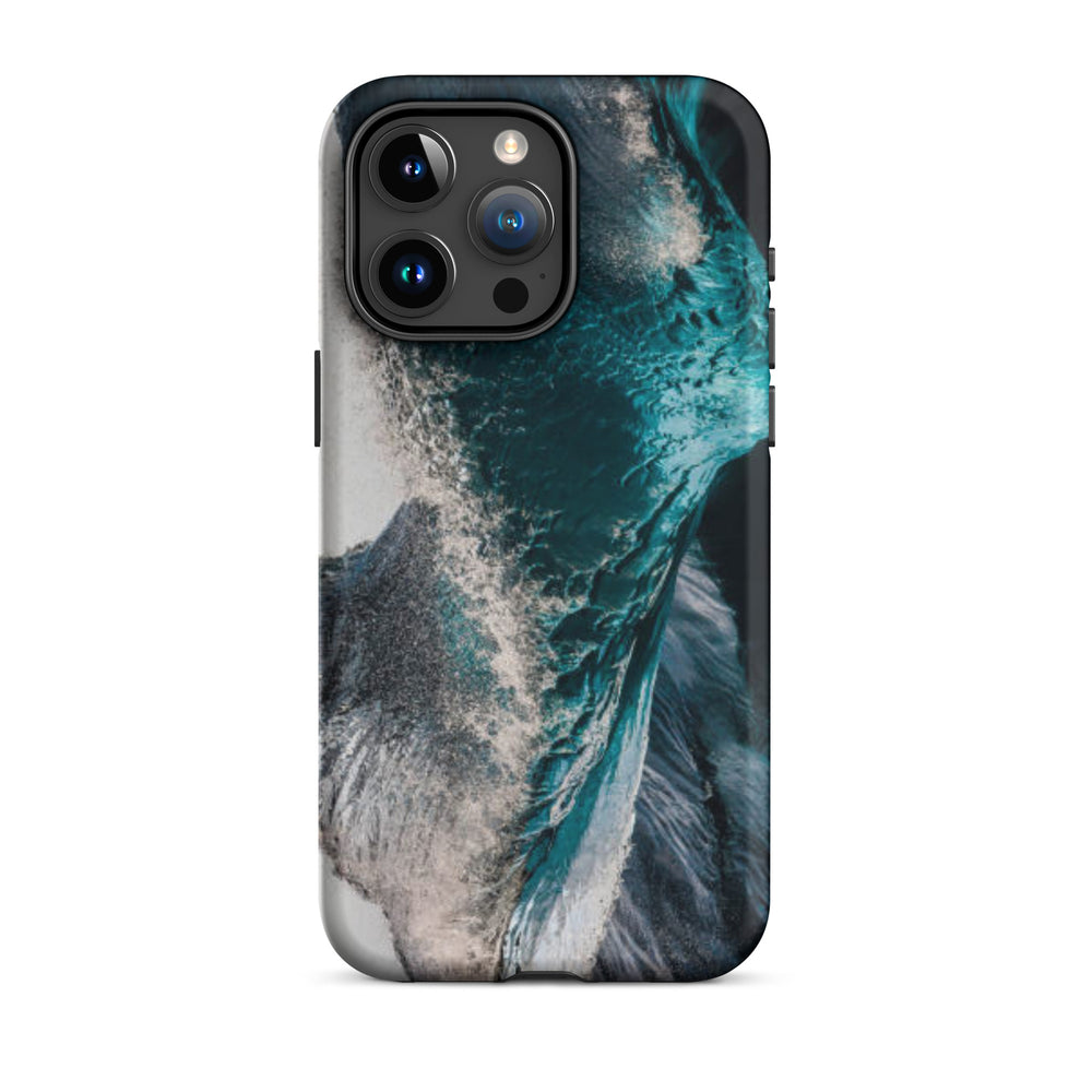a phone case with marble image