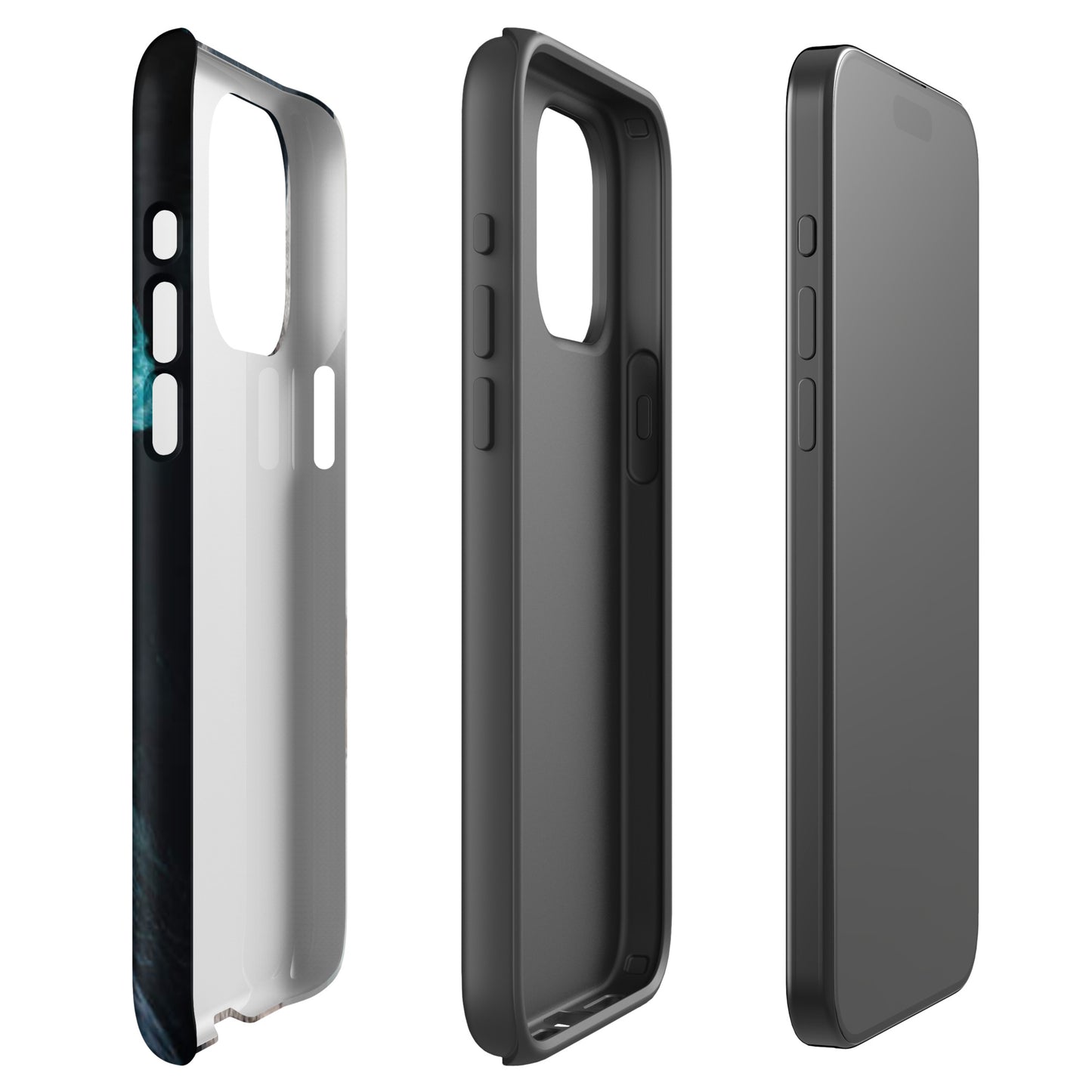 
                  
                    three parts of the case for the iphone
                  
                