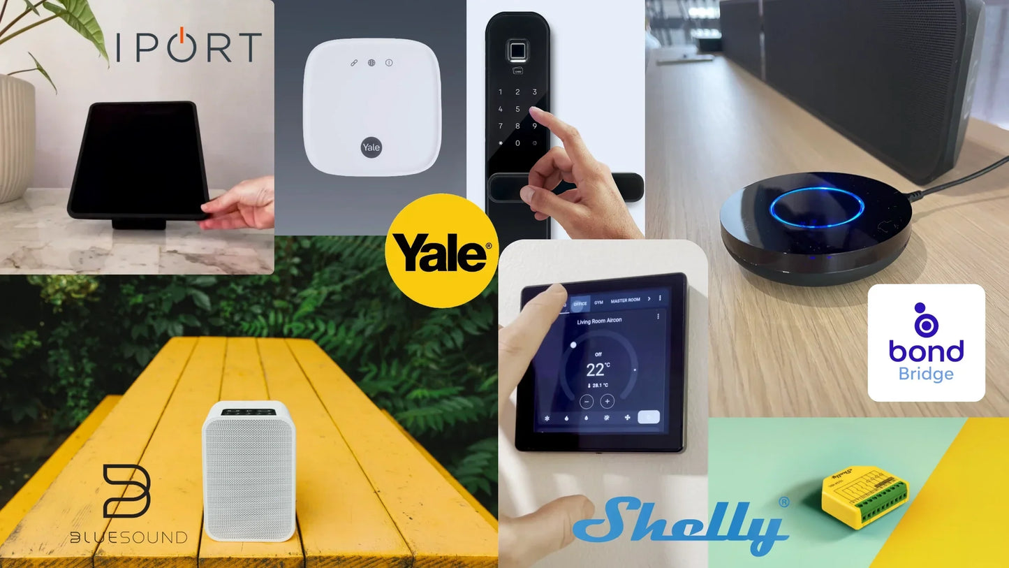 Why we choose Yale, Bond, Shelly, Bluesound and iPort for our store