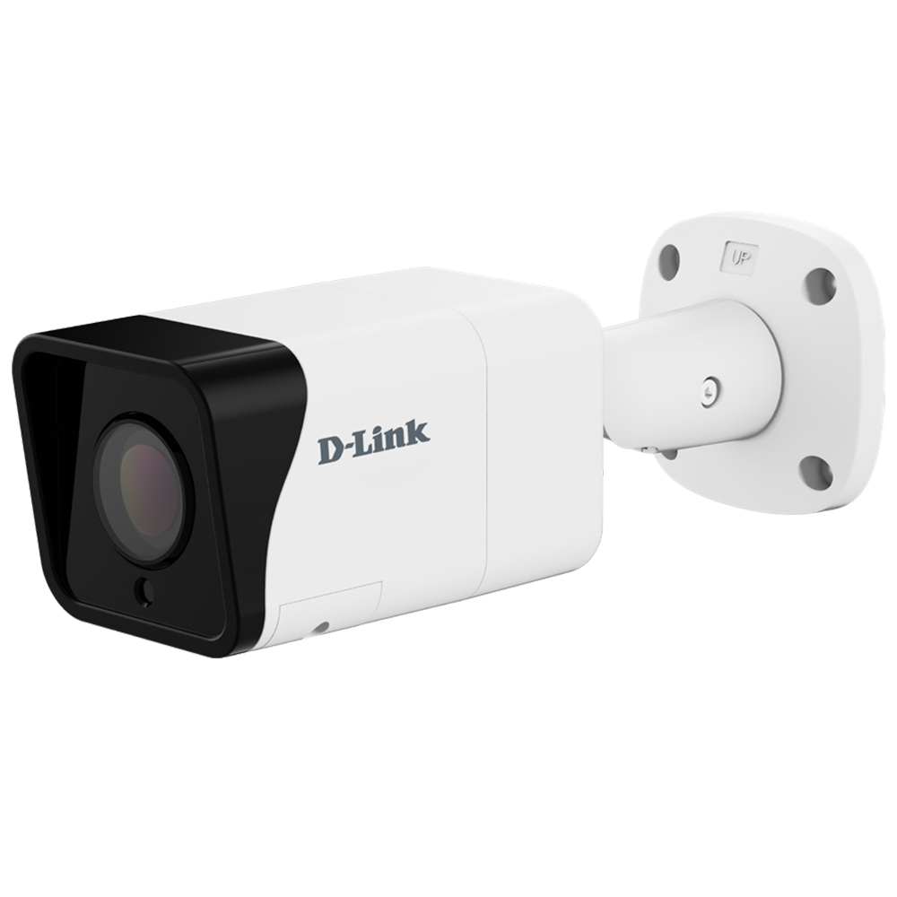 a white camera with the D - Link logo on it