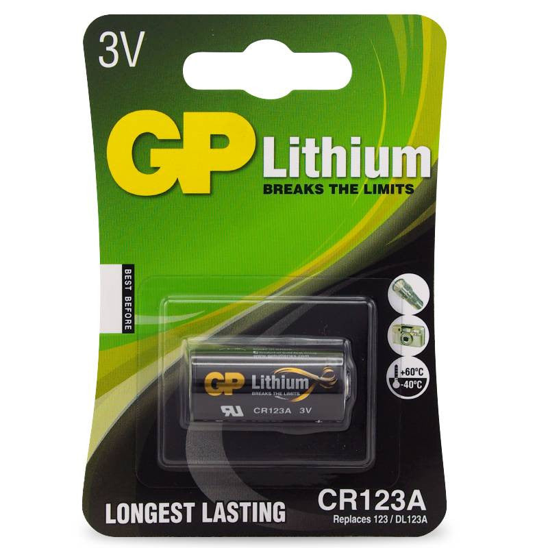 CR123A Professional Lithium 3V round cells
