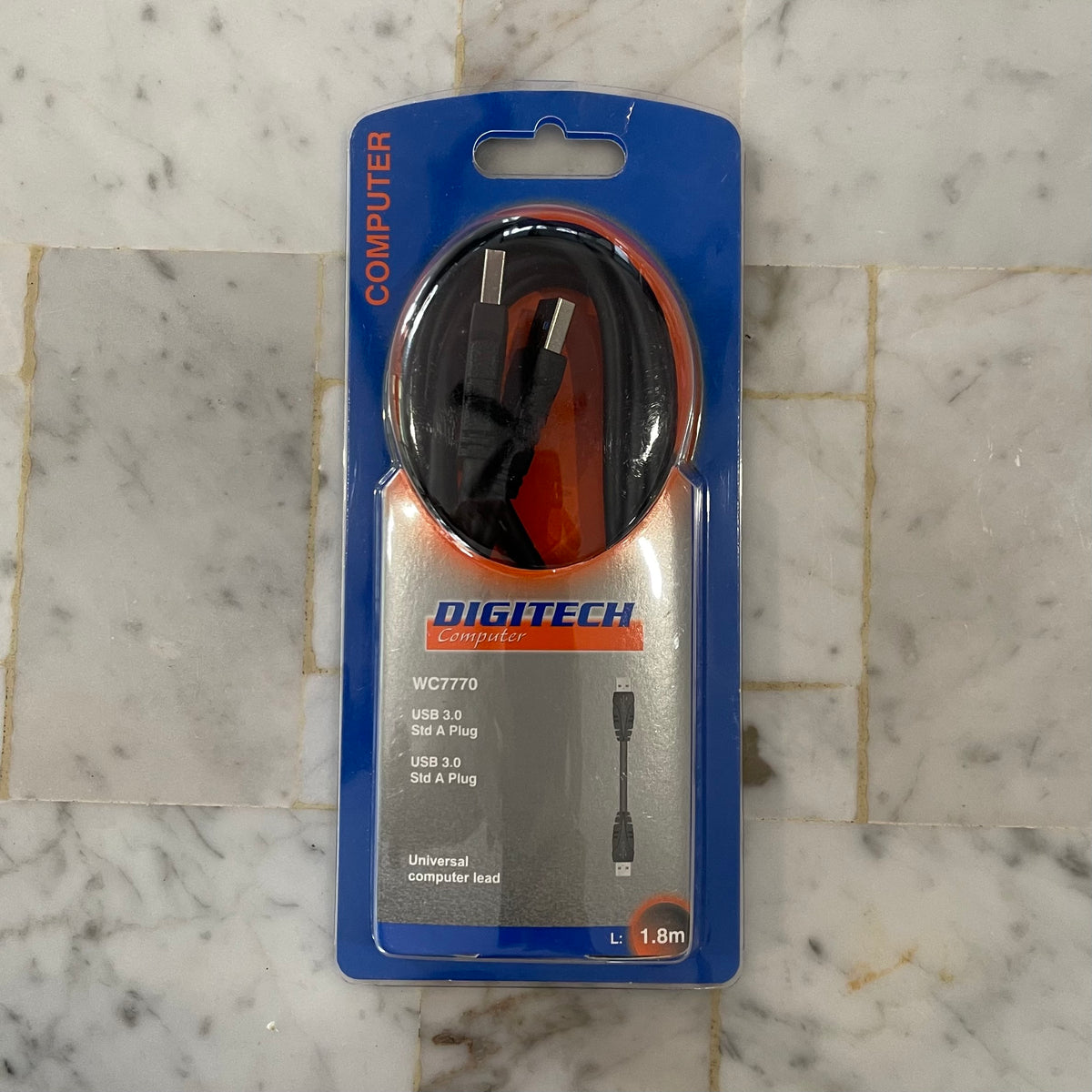 Digitech Computer WC7770 USB 3.0 Std A Plug Universal Computer Lead ...