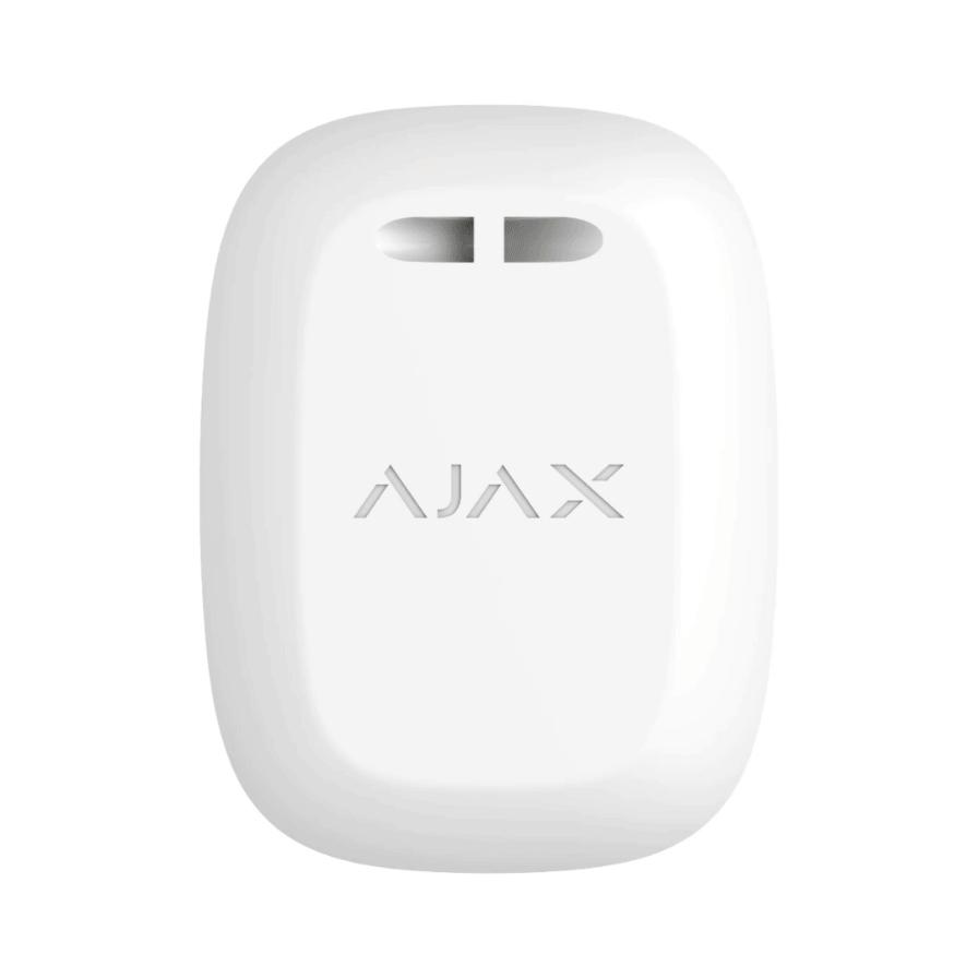 
                  
                    a close up of a AJAX Smart Button on a white background
                  
                
