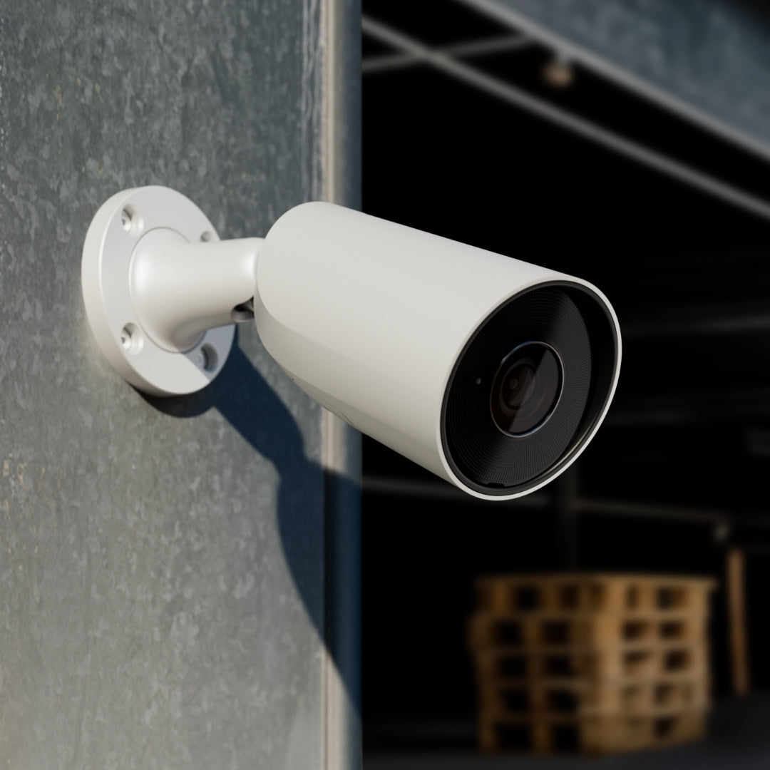 AJAX BulletCam installed on outdoor wall