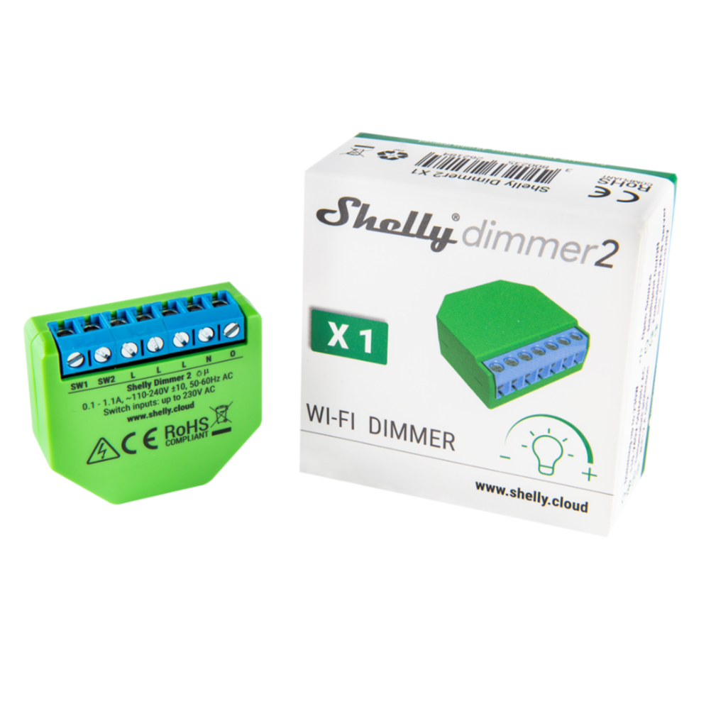 
                  
                    Shelly Dimmer 2 module with box
                  
                