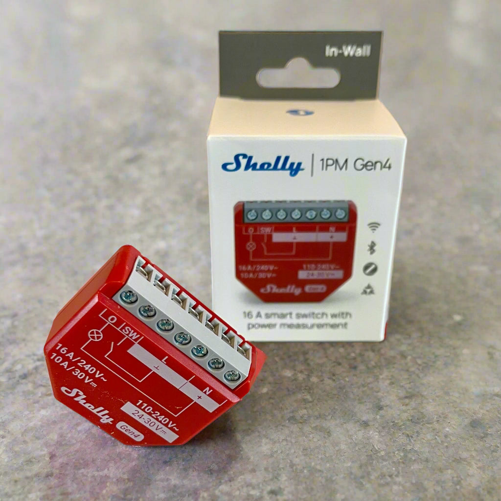 Shelly 1PM Gen 4 – Smart Switch with Power Monitoring – BLUi Security ...