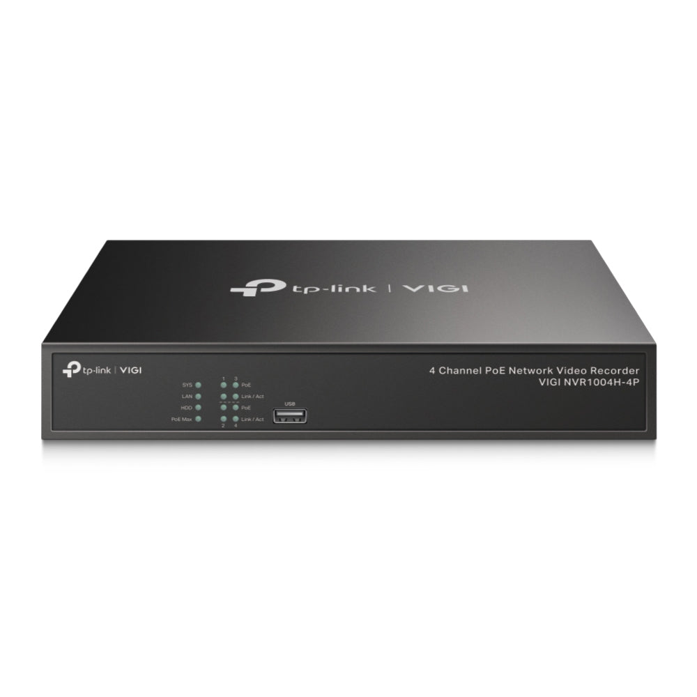 
                  
                    VIGI 4 Channel PoE+ Network Video Recorder
                  
                