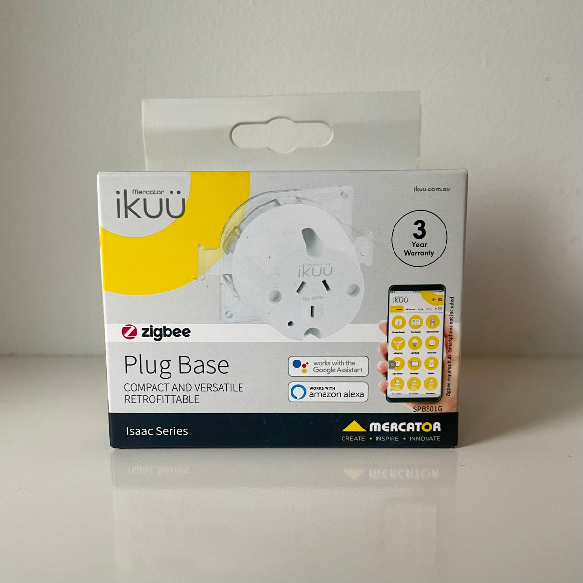 Mercator Ikuü Plug Base | Zigbee 3.0 Smart Module – BLUi Security Australia