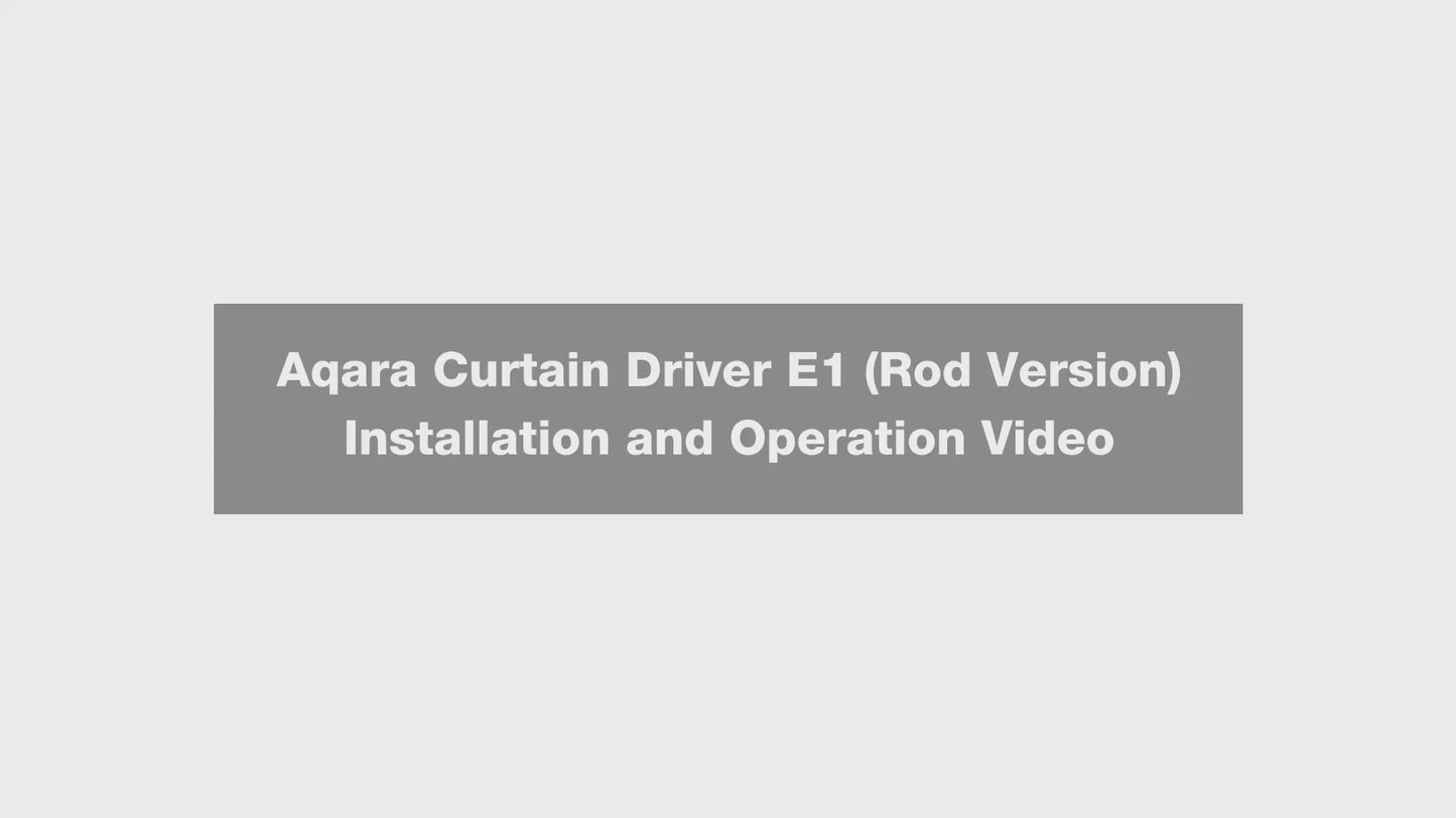 
                  
                    Load and play video in Gallery viewer, Aqara Curtain Driver E1
                  
                