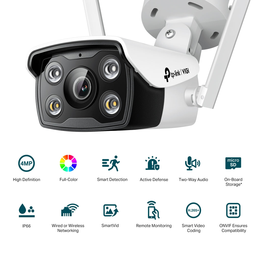 
                  
                    VIGI 4MP Outdoor Full-Colour Wi-Fi Bullet Network Camera
                  
                